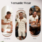 Set estivo e casual a due pezzi in maglia a nido d'ape da uomo