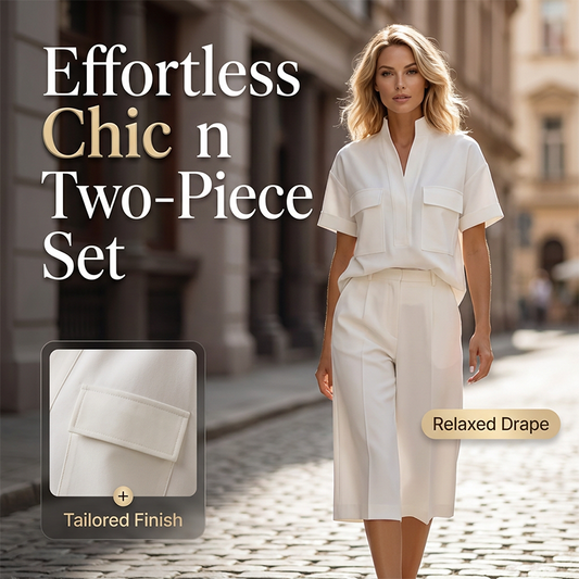👗 SCONTO DEL 50%! 🌸 Set da donna a due pezzi, in tinta unita e dal taglio ampio – Comodo, versatile ed elegante – Perfetto per la vita di tutti i giorni, i viaggi o i momenti di relax – Taglio ampio e look moderno ✨🌿