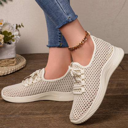 🚶‍♀️🦶Scarpe da passeggio da donna in maglia traspirante, leggere, comode e ammortizzanti👟