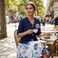 🚀 Nuovo arrivo a metà prezzo ⌛ Offerta a tempo limitato: elegante abito da donna a maniche corte con stampa floreale
