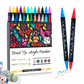🎨 50% RABATT! ⏳ Schnelltrocknende Doppelspitzen-Acrylmarker Set – Feine & breite Spitzen – Perfekt für Kunst, Bullet Journal oder DIY-Projekte – deckend, wasserfest & vielseitig ✨🖌️