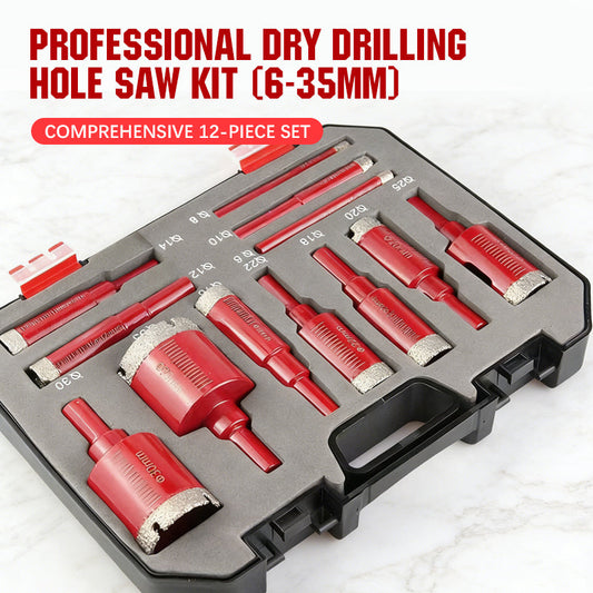 📢📢SCONTO DEL 50%!! ⏰Kit professionale di seghe a tazza per foratura a secco (6-35 mm)