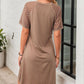 👗 Sconto del 50%: elegante abito da donna con maniche in pizzo | Leggero, perfetto per l'ufficio e le occasioni speciali ✨