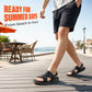 👡 44% SCONTO! ✨ Sandali in Pelle da Uomo 2-in-1 Slip-On – Versatili per Outdoor & Spiaggia – Vera Pelle, Suola Flessibile & Calzata Comoda – Perfetti per le Giornate Calde e Look Casual ☀️🌊