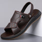 👡 44% SCONTO! ✨ Sandali in Pelle da Uomo 2-in-1 Slip-On – Versatili per Outdoor & Spiaggia – Vera Pelle, Suola Flessibile & Calzata Comoda – Perfetti per le Giornate Calde e Look Casual ☀️🌊