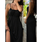 👗 SCONTO TEMPORANEO DEL 50%! ✨ Abito da donna con cordoncino e spalline sottili – Vestibilità ampia, traspirante, perfetto per le vacanze 🌸