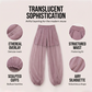 ✨Pantaloni da donna con inserti in rete in stile “lanterna” – look leggero, vestibilità comoda e versatili – perfetti per le giornate calde, la spiaggia e il tempo libero – con eleganti dettagli in rete