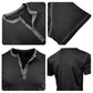 Camicia casual da uomo Henley