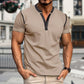 Camicia casual da uomo Henley