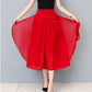 Culotte da donna in chiffon a vita alta e corte