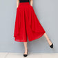 Culotte da donna in chiffon a vita alta e corte