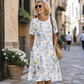 📢🌹 OFFERTA LAMPO -50%! Abito da donna casual con stampa floreale – Leggero, comodo, lavabile in lavatrice, 4 fantasie, taglie dalla S alla 3XL ✨