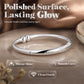 ⌛Limited-Time Offer-Vintage Floral Silver Bangle