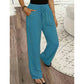 Pantaloni casual a gamba dritta da donna