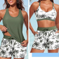 👙🌊Set da bagno da donna in 3 pezzi: tankini con pantaloncini🤸