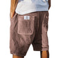 🕰️✨SCONTO DEL 50% – Pantaloncini casual da uomo in velluto a coste con coulisse – Stile vintage, comfort moderno! | Tessuto morbido + vita regolabile | Perfetti per ogni occasione informale ✨