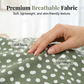 Camicetta casual da donna a pois con maniche a 3/4