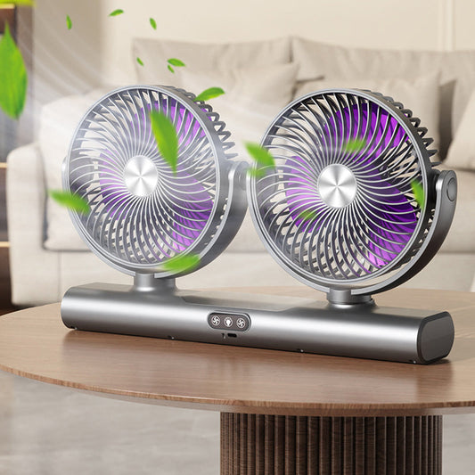 🌀 SCONTO DEL 50%! 🔥 Ventilatore a soffitto oscillante a doppia testa – Raffreddamento silenzioso ad ampio raggio – Ideale per ambienti di grandi dimensioni – garantisce una circolazione uniforme dell'aria e una piacevole freschezza 🌬️✨🏠