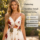 🌺 NUOVO ARRIVO 👗 Vestito Maxi Floreale da Donna – Spalline Sottili Regolabili, Silhouette Fluente & Eleganza Estiva ✨
