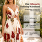 🌺 NUOVO ARRIVO 👗 Vestito Maxi Floreale da Donna – Spalline Sottili Regolabili, Silhouette Fluente & Eleganza Estiva ✨
