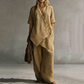 👗 Set composto da top asimmetrico e pantaloni a gamba larga da donna – look moderno, taglio leggero e versatile – perfetto per le giornate calde, le feste e le occasioni speciali | Spedizione gratuita