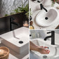Filtro di scarico per lavabo 3 in 1 Hibbent aggiornato, tappo a molla universale, raccoglitore di capelli rimovibile in acciaio inossidabile a forma di cestello, tappo per lavabo da 1,1–2,36 pollici, cartuccia in ottone, nero opaco
