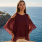 ⌛Offerta a tempo limitato – Top estivo da donna con spalle scoperte e volant