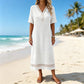🔥SCONTO DEL 50% - OLTRE 50.000 PEZZI VENDUTI👗Abito da donna con scollo a V in pizzo, tessuto traspirante che nasconde il grasso sulla pancia e sui fianchi