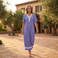 🔥SCONTO DEL 50% - OLTRE 50.000 PEZZI VENDUTI👗Abito da donna con scollo a V in pizzo, tessuto traspirante che nasconde il grasso sulla pancia e sui fianchi