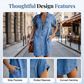 🌸 TENDENZA TOP 2026💙 Abito con cerniera da donna – Ampio ed elegante👗