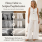 📈 Best seller n. 1 – subito il 50% di sconto! Set composto da top da donna senza maniche con bottoni e pantaloni larghi