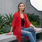 📢📢 Lo indossano tutte – tu no? Ora al 50%!🌺Cardigan da donna in chiffon leggero con davanti aperto