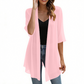 📢📢 Lo indossano tutte – tu no? Ora al 50%!🌺Cardigan da donna in chiffon leggero con davanti aperto