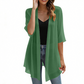 📢📢 Lo indossano tutte – tu no? Ora al 50%!🌺Cardigan da donna in chiffon leggero con davanti aperto