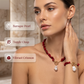 Set composto da collana e bracciale con pezzetti irregolari di turchese