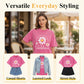 ⏳Sconto del 50% a tempo limitato⏰Maglietta dal taglio ampio con stampa vintage “Daisy” slavata🌼👚