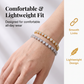 ✨ SCONTO DEL 50% – Bracciale a maglie a forma di cuore scintillante, in stile tennis, delicato e brillante, che si abbina perfettamente a qualsiasi outfit