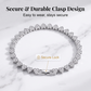 ✨ SCONTO DEL 50% – Bracciale a maglie a forma di cuore scintillante, in stile tennis, delicato e brillante, che si abbina perfettamente a qualsiasi outfit
