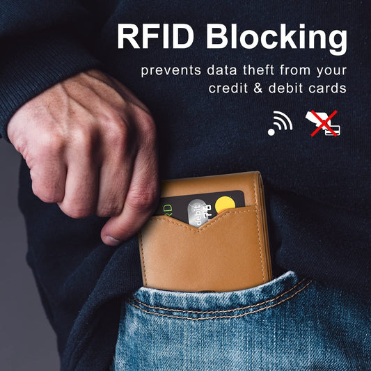🔥Offerta imperdibile 🔥 Portafoglio da uomo slim con protezione RFID