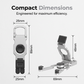 🎯 Semplicemente a metà prezzo – senza giochi!⌛ Offerta a tempo limitato – Supporto per cellulare girevole 3 in 1