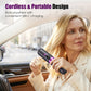 💇‍♀️🔋  Peine Alisador 3 in 1 Inambrico – Alisa, Peina e Moldea senza cavi, perfetto per viaggi e ritocchi 🚗✨