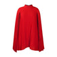 Aktueller Trend⭐💃 Anmutiges Plisseekleid mit Cape-Silhouette