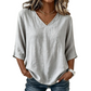 Top fluido con scollo a V e linea leggera