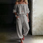 ✨ Eleganter Damen-Jumpsuit im Off-Shoulder-Design – bequem, stilvoll und leicht zu tragen