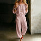 ✨ Eleganter Damen-Jumpsuit im Off-Shoulder-Design – bequem, stilvoll und leicht zu tragen
