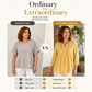 🏃‍♀️ Sta andando a ruba – non esitate! Camicetta da donna a maniche lunghe con plissettatura e scollo Henley