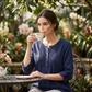 🏃‍♀️ Sta andando a ruba – non esitate! Camicetta da donna a maniche lunghe con plissettatura e scollo Henley