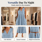 Abito midi da donna casual senza maniche con scollo a V