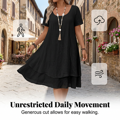🎪 Lancio delle novità + 50% = doppia sorpresa! Abito da donna casual a maniche corte dalla vestibilità ampia
