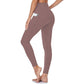 Leggings da allenamento a vita alta, modellanti, con effetto lifting sui glutei e contenimento addominale, dotati di tasca laterale